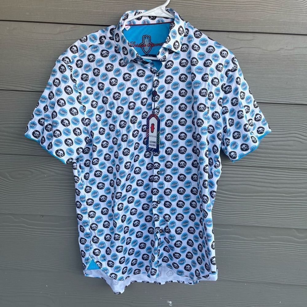 Luchiano Visconti skull shirt